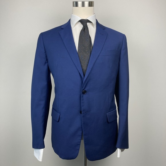 Armani Exchange Blazer Jacket Men's 44R Navy Blue F01146